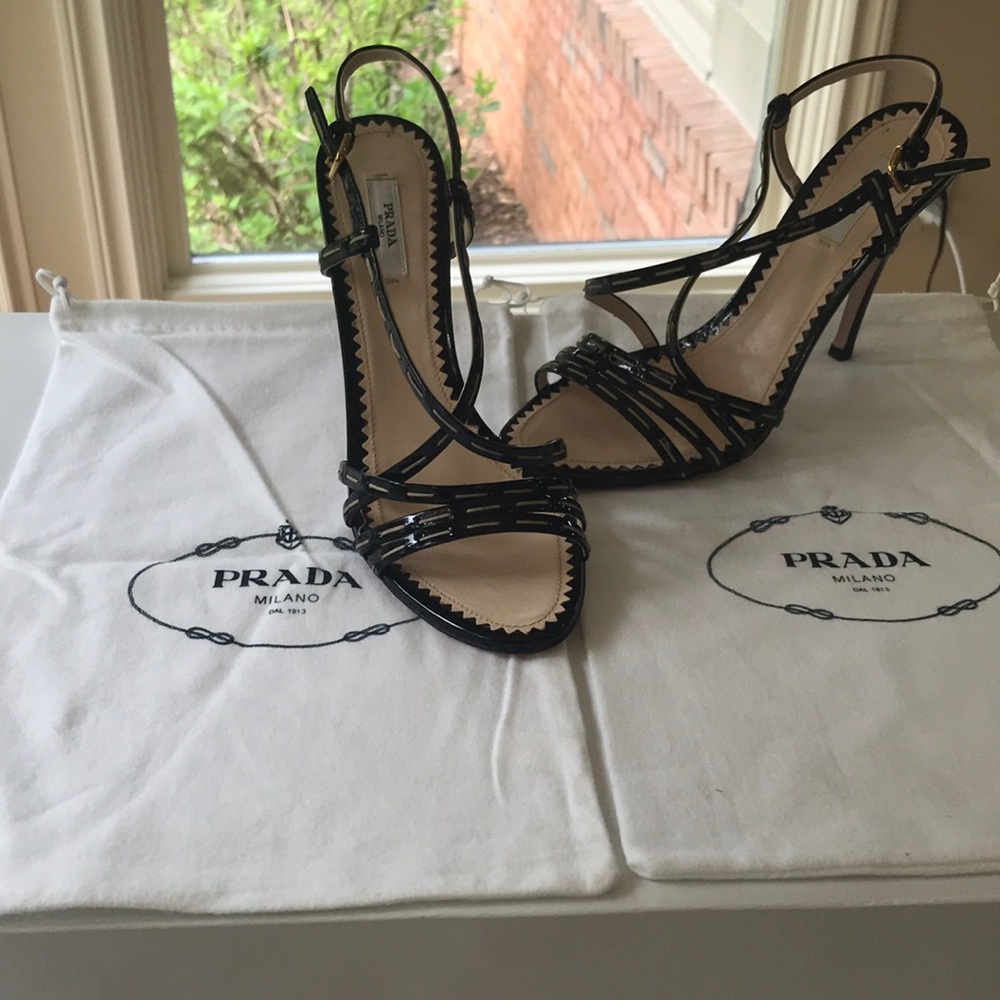 Prada high heal shoes